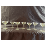 vintage champagne glasses
