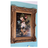 Vintage oil, painting on canvas