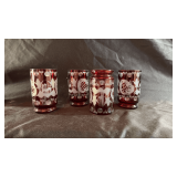 Vintage Bohemian tumblers