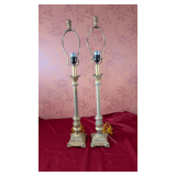 Vintage buffet lamps