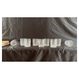 Vintage rocks glasses