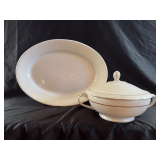Antique serving pieces