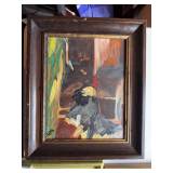 Pair of oil on canvas