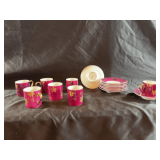 Demitasse cups and saucers