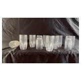 Vintage  crystal highball glasses