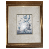 Vintage framed print