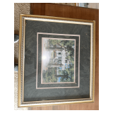 Vintage framed print