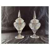 Vintage Cut Crystal Apothecary jars