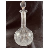 Vintage crystal decanter