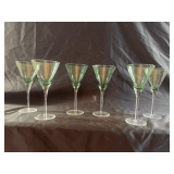 Antique martini glasses