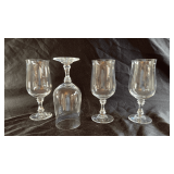 Vintage crystal stemware