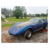 1976 Chevrolet Corvette Stingray Project Vehicle with Spare Parts