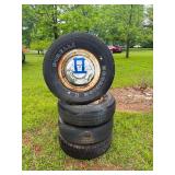 Set of Four Pirelli Scorpion Tires on Steel Wheels