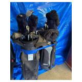 Assorted Golf Clubs and Two Golf Bags