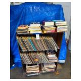 Collection of Vinyl Records and Technical Reference Books