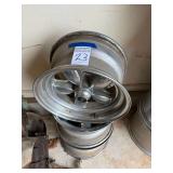 Set of American Racing Five-Spoke Alloy Wheels