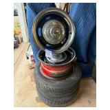 Set of Chevrolet Motor Division Wheels with Tires