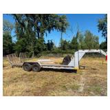 18 FOOT GOOSENECK TRAILER WITH 2 FOOT DOVETAIL