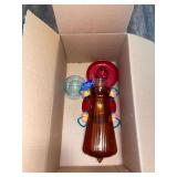 Hummingbird Feeder and Decorative Glass Sphere