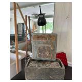 Slate Water Fountain with Accent Light and Basin