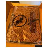 Lot of Two Designer Tablet Sleeves, Leopard Print and Solid Blue
