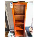 Tall Wooden Bookcase with Shelves