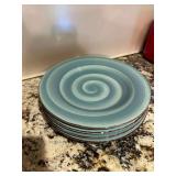Set of Four Large Plates