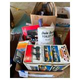 Dale Earnhardt NASCAR Memorabilia Box Lot with Diecast Cars, Toys, and Novelties
