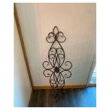 Wrought Iron Scrollwork Wall Decor Piece