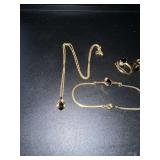 Vintage Black Teardrop Jewelry Set