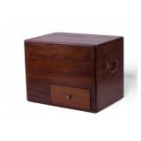 Document Box, Folk Art Bird Cage, Small Clock