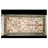 20th C. Wool Carpet w/ Many Animals