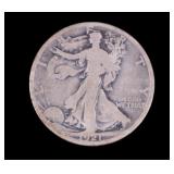 1921 D US Walking Liberty Half Dollar (Key Date)