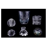 Glass Paperweights & Containers