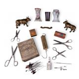 Antique Hat Pins, Sewing, Gold Leaf, & More