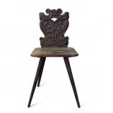 Antique Carved Back Chair