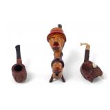 Vintage Savona, Bull, & Two Heads Pipes