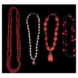 Sterling Nat. Stone, Stone, Glass, more Necklaces