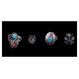 Native American Silver Turquoise Jewelry