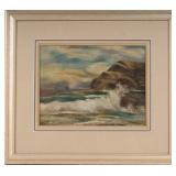 Signed Seascape Oil on Board