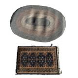 Semi Antique Persian Mat & Oval Mat