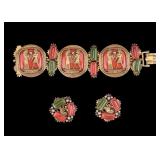 Vintage Estate Bracelet, Earrings