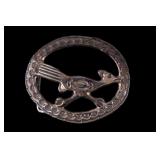 Native American Silver Belt Buckle