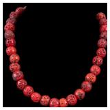 Vintage Coral Necklace