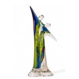 Murano Style Figural Glass Sculpture
