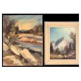 Palette Knife Landscape Paintings (2)