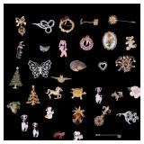 Florenza, Pell, Monet, Cov., G.F, Brooches
