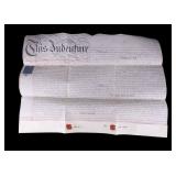 4 19th C. British Indentures