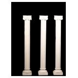Plaster Ionic Pedestals (3)