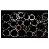 Vintage Hoop Earrings (25 Pairs)